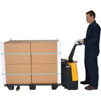 Fully Powered Electric Pallet Truck, 3000 lbs. Cap., 47" L x 25" W Les Fournitures Industrielles Méga