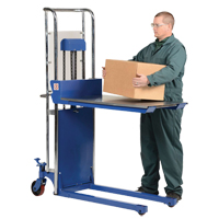 Gerbeur Hefti-Lift, M&eacute;canisme Pompe au pied, Capacit&eacute; de 300 lb, Levage max de 59" Les Fournitures Industrielles Méga