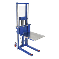 Gerbeur Hefti-Lift, M&eacute;canisme Pompe au pied, Capacit&eacute; de 1500 lb, Levage max de 63" Les Fournitures Industrielles Méga