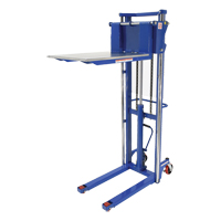 Gerbeur Hefti-Lift, M&eacute;canisme Pompe au pied, Capacit&eacute; de 1500 lb, Levage max de 63" Les Fournitures Industrielles Méga