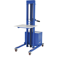 Gerbeur &agrave; levage rapide, M&eacute;canisme &eacute;lectrique, Capacit&eacute; de 400 lb, Levage max de 57" Les Fournitures Industrielles Méga