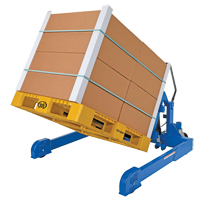 Basculeur ergonomique &agrave; chevauchement, Bascule 90°, Capacit&eacute;e 2000 lb, 72-13/16" lo x 57-1/4" la x 29-1/4" h Les Fournitures Industrielles Méga