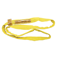 Polyester Round Sling, Yellow, 2-1/2" W x 3' L, 9000 lbs. Vertical Load Les Fournitures Industrielles Méga