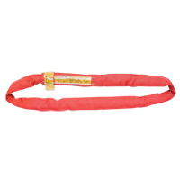 Polyester Round Sling, Red, 3" W x 3' L, 14000 lbs. Vertical Load Les Fournitures Industrielles Méga