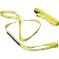 Nylon Sling, Double Ply, Double Eye, Type 3, 1" W x 6' L, 1000 lbs. Vertical Load Limit Les Fournitures Industrielles Méga