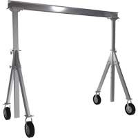 Grue-portique ajustable en aluminium, 10' lo, Capacit&eacute; 1500 lb (0,75 tonne) Les Fournitures Industrielles Méga