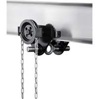 HTG Geared Clevis Trolley, 4409 lbs. (2 tons) Capacity, 2-39/64" - 8-43/64" Les Fournitures Industrielles Méga