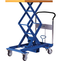 Dandy Lift Scissor Lift Table, 34-4/5" L x 23-3/5" W, Steel, 770 lbs. Capacity Les Fournitures Industrielles Méga