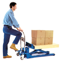 Low Profile Dandy Lift Scissor Lift Table, 37-1/10" L x 19-7/10" W, Steel, 1100 lbs. Capacity Les Fournitures Industrielles Méga