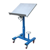 Mobile Tilting Work Table Les Fournitures Industrielles Méga