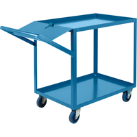 Chariots &agrave; cueillette, 36" h x 24" la x 64" p, 2 Tablettes, Capacit&eacute; 1200 lb Les Fournitures Industrielles Méga