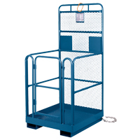 Nacelle &eacute;l&eacute;vatrice pour travail en hauteur, 48" x 48" x 72" h, Capacit&eacute; de 1000 lb, Acier Les Fournitures Industrielles Méga