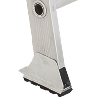 Industrial Heavy-Duty Straight Ladders, 8', Aluminum, 300 lbs., CSA Grade 1A Les Fournitures Industrielles Méga