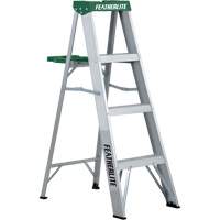 Commercial Duty Stepladders (2400 Series), 4', Aluminum, 225 lbs. Capacity, Type 2 Les Fournitures Industrielles Méga