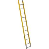 Single Section Straight Ladder - 6100 Series, 10', Fibreglass, 375 lbs., CSA Grade 1AA Les Fournitures Industrielles Méga