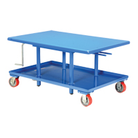 Table &eacute;l&eacute;vatrice &agrave; montant, 42" lo x 30" la, Acier, Capacit&eacute; 2000 lb Les Fournitures Industrielles Méga