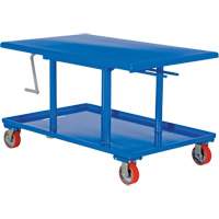 Table &eacute;l&eacute;vatrice &agrave; montant, 42" lo x 30" la, Acier, Capacit&eacute; 2000 lb Les Fournitures Industrielles Méga