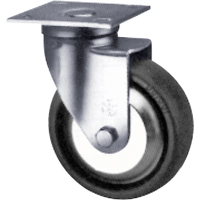 Heavy-Duty Caster, Swivel, 8" (203.2 mm), Urethane, 1000 lbs. (453.6 kg.) Les Fournitures Industrielles Méga