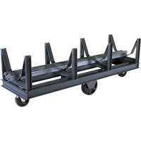 Chariot &agrave; berceaux, 96" lo x 28" la x 29" h, Capacit&eacute; de 10 000 lb, Roue Ph&eacute;nolique Les Fournitures Industrielles Méga