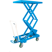 Scissor Lift Tables, 20-1/2" L x 39-3/4" W, Steel, 660 lbs. Capacity Les Fournitures Industrielles Méga