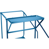 Mechanics/Maintenance Rolling Ladder, Steel, 4 Steps, 38" Platform Height Les Fournitures Industrielles Méga