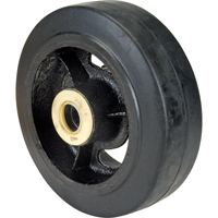 Roues en caoutchouc, 6" (152 mm) dia. x 2" (51 mm) la, Capacit&eacute; de 550 lb (249 kg) Les Fournitures Industrielles Méga