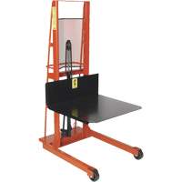 Hydraulic Platform Lift Stacker, Foot Pump Operated, 1000 lbs. Capacity, 60" Max Lift Les Fournitures Industrielles Méga