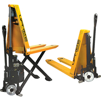 Chariots hydrauliques, 48" lo x 20-1/2" la, Acier, Capacit&eacute; de 3000 lb Les Fournitures Industrielles Méga