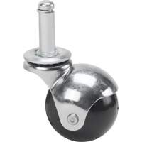 Roulette zingu&eacute;e, Pivotant avec frein, Diam&egrave;tre 2" (50,8 mm), Capacit&eacute; 200 lb (91 kg) Les Fournitures Industrielles Méga