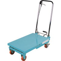 Heavy-Duty Hydraulic Scissor Lift Table, 27-1/2" L x 17-3/4" W, Steel, 330 lbs. Capacity Les Fournitures Industrielles Méga