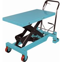 Heavy-Duty Hydraulic Scissor Lift Table, 40" L x 20-1/8" W, Steel, 2200 lbs. Capacity Les Fournitures Industrielles Méga