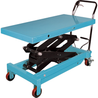 Heavy-Duty Hydraulic Scissor Lift Table, 48" L x 24" W, Steel, 1545 lbs. Capacity Les Fournitures Industrielles Méga