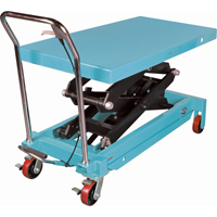 Heavy-Duty Hydraulic Scissor Lift Table, 48" L x 24" W, Steel, 1545 lbs. Capacity Les Fournitures Industrielles Méga
