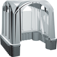 Outdoor Poly Shelters, 3 Walls, 7' L x 6' W x 7' H Les Fournitures Industrielles Méga
