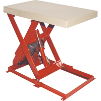 Scissor Lift Table, Steel, 36" L x 20" W, 1100 lbs. Capacity Les Fournitures Industrielles Méga