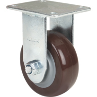 Roulette, Fixe, 4" (101,6 mm), Polyur&eacute;thane, 440 lb (199,58 kg) Les Fournitures Industrielles Méga