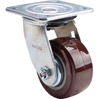 Caster, Swivel, 4" (101.6 mm), Polyurethane, 550 lbs. (249.5 kg.) Les Fournitures Industrielles Méga