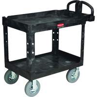 Heavy-Duty Utility Cart, 2 Tiers, 25-1/4" x 37-1/8 x 36-3/8", 500 lbs. Capacity Les Fournitures Industrielles Méga