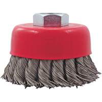 CK3201T Knotted Twist Wire Cup Brush, 3" Dia. x 5/8"-11 Arbor Les Fournitures Industrielles Méga
