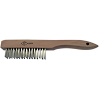 Brosse &agrave; r&eacute;curer, Acier inoxydable, 4 x 16 rangs de fils Les Fournitures Industrielles Méga