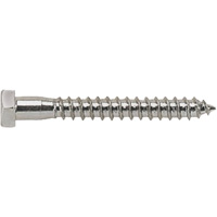Lag Bolt, 3/8" x 4" L, Zinc Plated Les Fournitures Industrielles Méga