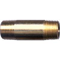Long Nipple, Brass, 1/4", NPT Les Fournitures Industrielles Méga