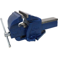 Cast Ductile Iron Bench Vise, 6" Jaw Width, 3-3/4" Throat Depth Les Fournitures Industrielles Méga