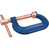 Heavy-Duty Forged C-Clamp, 6" (152 mm) Capacity, 3-7/8" (98 mm) Throat Depth Les Fournitures Industrielles Méga