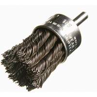 Knotted Wire End Brushes, 1" Dia., 0.012" Wire Dia., 1/4" Shank Les Fournitures Industrielles Méga
