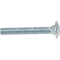 Carriage Bolt, Standard, 5/16" x 3" L, Zinc Cr+3, Coarse Les Fournitures Industrielles Méga