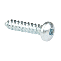 Vis taraudeuse &agrave; t&ecirc;te cylindrique, #14 x 1-1/4" lo, Zingu&eacute; Les Fournitures Industrielles Méga