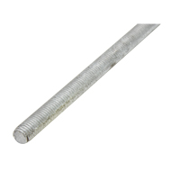 Tige filet&eacute;e, 1/4"-20, 36" lo, Galvanis&eacute;, Grade Calibre 2 Les Fournitures Industrielles Méga