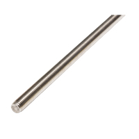 Tige filet&eacute;e, 1/4"-20, 36" lo, Acier inoxydable, Grade Calibre 18-8 Les Fournitures Industrielles Méga
