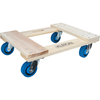Socle roulant en bois dur, Roues en Caoutchouc, Capacit&eacute; de 1400 lb, 18" la x 24" p x 7" h Les Fournitures Industrielles Méga